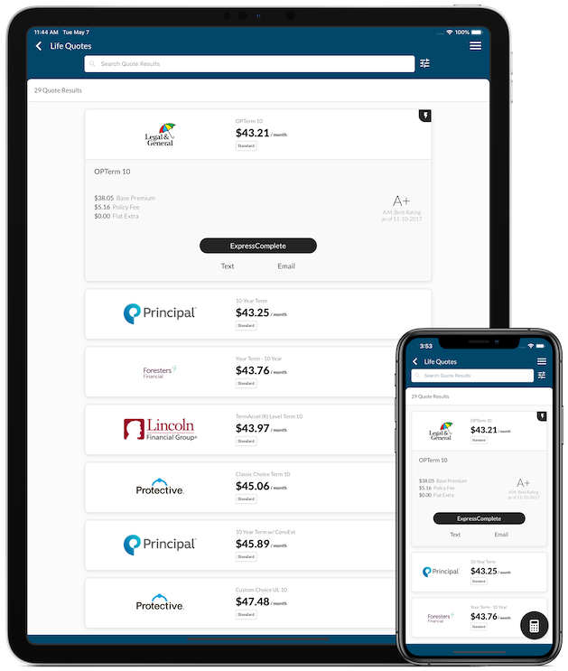 Horizon Financial Insurance Mobile App